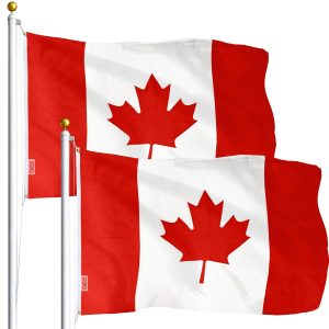 Canada Canadian Flag 3x5 Ft 2-Pack Printed Polyester By G128