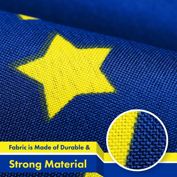 G128 3 Pack: Oregon OR State Flag | 3x5 Ft | Double LiteWeave Pro Series Double Sided Printed 150D Polyester | Vibrant Colors, Brass Grommets, Thicker and More Durable Than 100D 75D Polyester, 2-ply - Image 5