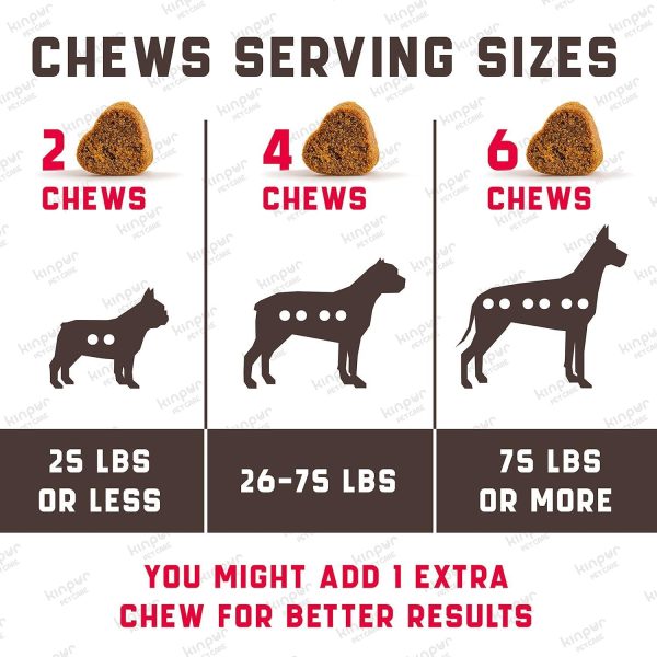 Dog UTI Treatment 180 Chews w Cranberry, Natural UTI Medicine for Dogs - Pet Supplement for Dog Urinary Tract Infection Treatment, Good for Bladder Control, Dog Incotinence, Kidney Health, Dog Breath - Image 5