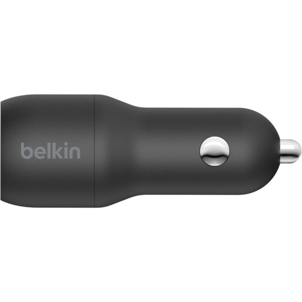 Belkin BoostCharge Dual USB-A Car Charger 24W (USB-A to Lightning Cable included) - Image 2