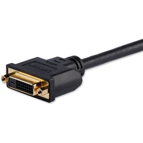 StarTech.com 8in HDMI�® to DVI-D Video Cable Adapter - HDMI Male to DVI Female - Image 2