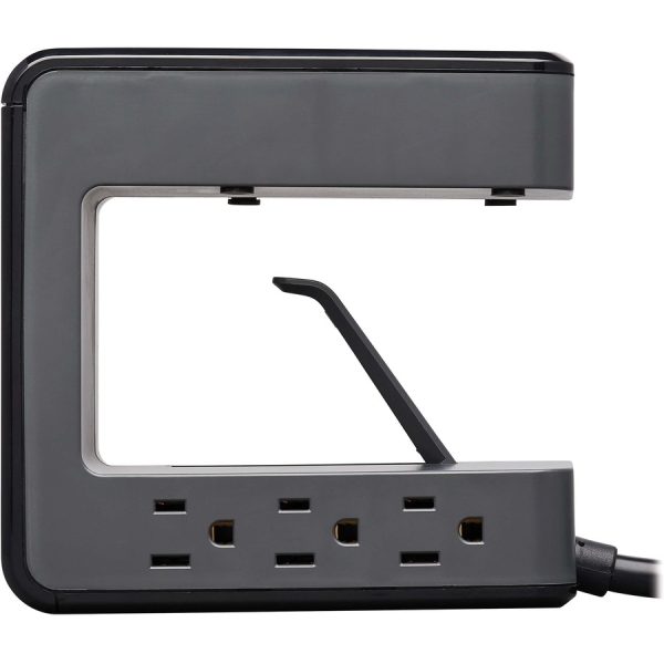 Eaton Tripp Lite Series Safe-IT 6-Outlet Clamp Surge Protector, 5-15R Outlets, 3 USB Charging Ports, 8 ft. (2.4 m) Cord, Antimicrobial Protection - Image 7