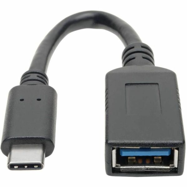 Eaton Tripp Lite Series USB-C to USB-A Adapter (M/F), USB 3.2 Gen 1 (5 Gbps), USB-IF Certified, Thunderbolt 3 Compatible, 6-in. (15.24 cm) - Image 3
