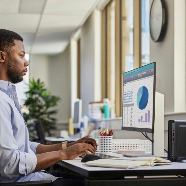HP Pro Mini 400 G9 Desktop Computer - Intel Core i5 14th Gen i5-14500T - vPro Technology - 8 GB - 256 GB SSD - Desktop Mini - Image 2