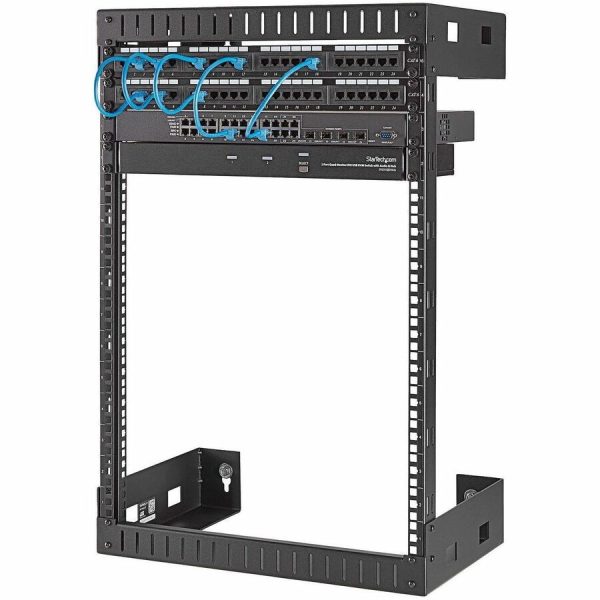 StarTech.com 2-Post 15U Heavy-Duty Wall-Mount Network Rack, 19" Open Frame Server Rack for Computer Equipment, Wall Mount Data Rack~ - Image 6