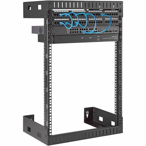StarTech.com 2-Post 15U Heavy-Duty Wall-Mount Network Rack, 19" Open Frame Server Rack for Computer Equipment, Wall Mount Data Rack~ - Image 7