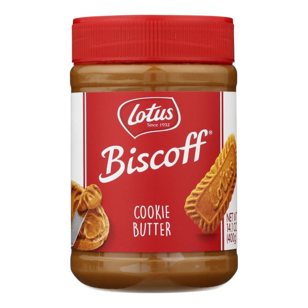 Biscoff Cookie Butter Spread - Peanut Butter Alternative - 13.4 oz - case of 8 - Image 3