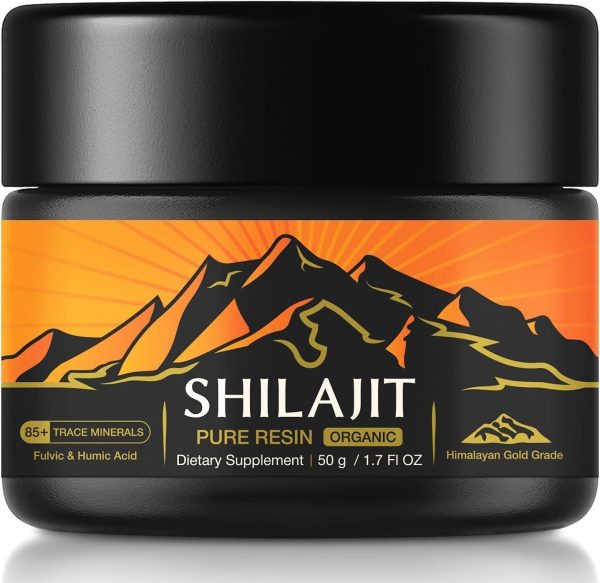 Beilancy Himalayan Shilajit Resin Liquid Supplement, Shilajit for Men and Women with Fulvic Acid, Iron, and Magnesium for Energy and Health Support, 50 g, 2 Month Supply