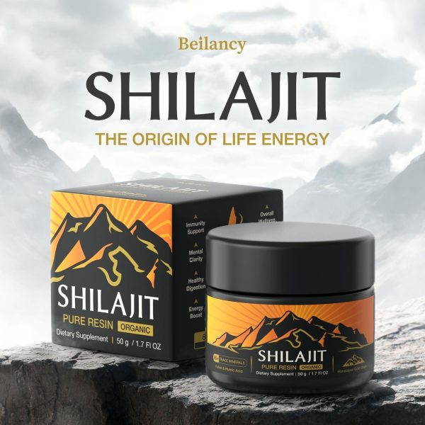 Beilancy Himalayan Shilajit Resin Liquid Supplement, Shilajit for Men and Women with Fulvic Acid, Iron, and Magnesium for Energy and Health Support, 50 g, 2 Month Supply - Image 2