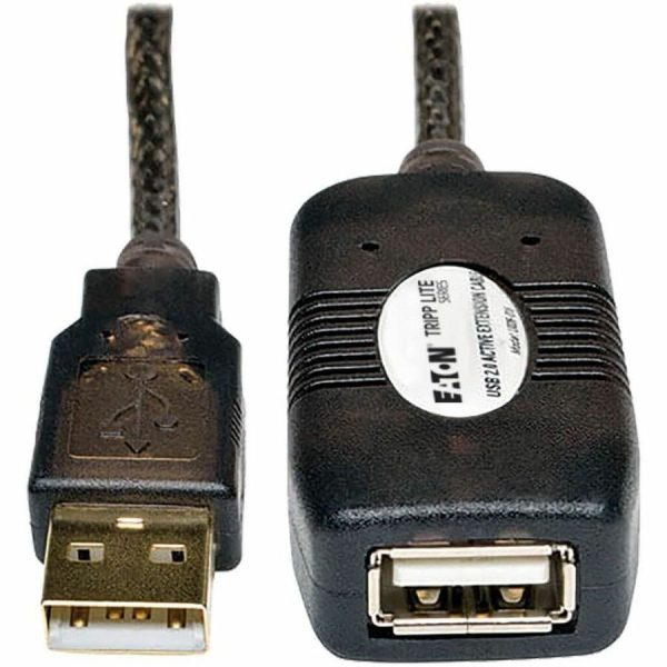 Eaton Tripp Lite Series USB 2.0 Active Extension Repeater Cable (A M/F), 16 ft. (4.88 m) - Image 2