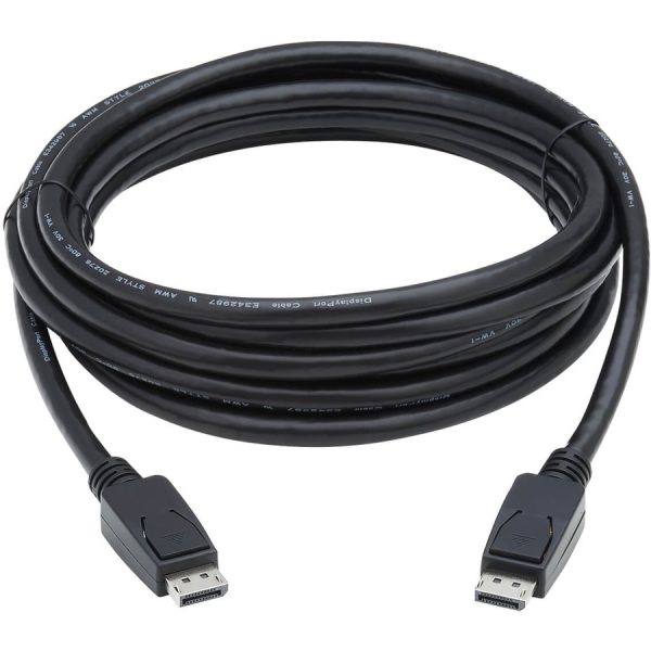 Eaton Tripp Lite Series DisplayPort 1.4 Cable with Latching Connectors, 8K (M/M), Black, 15 ft. (4.57m) - Image 2