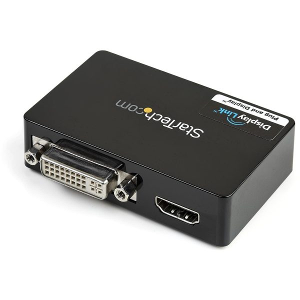 StarTech.com USB 3.0 to HDMI�® and DVI Dual Monitor External Video Card Adapter - Image 2