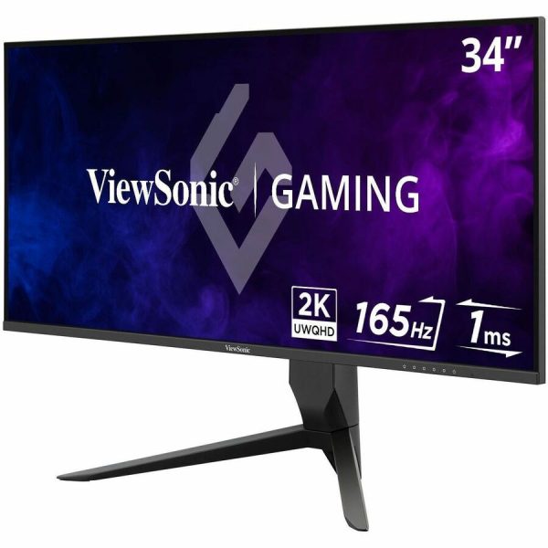 ViewSonic VX3418-2K 34" 21:9 1440p 1ms 165Hz Gaming Monitor with FreeSync Premium, Eye Care, HDMI, DisplayPort and USB - Image 4