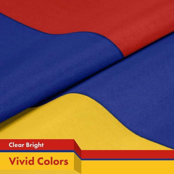 G128 5-Pack: Armenia Armenian Flag 3x5 FT Printed 150D Polyester - Image 3