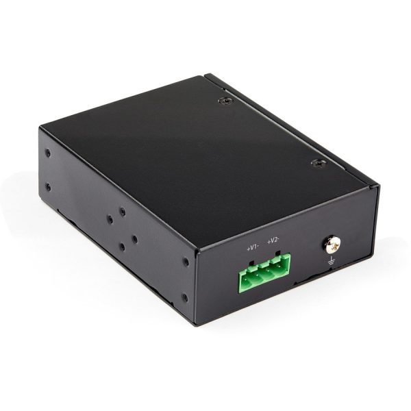 StarTech.com Industrial Gigabit PoE Splitter - 90W Power over Ethernet PoE++ Splitter - 12-48V DC Splitter 802.3bt Ultra PoE -40C to +75C - Image 2