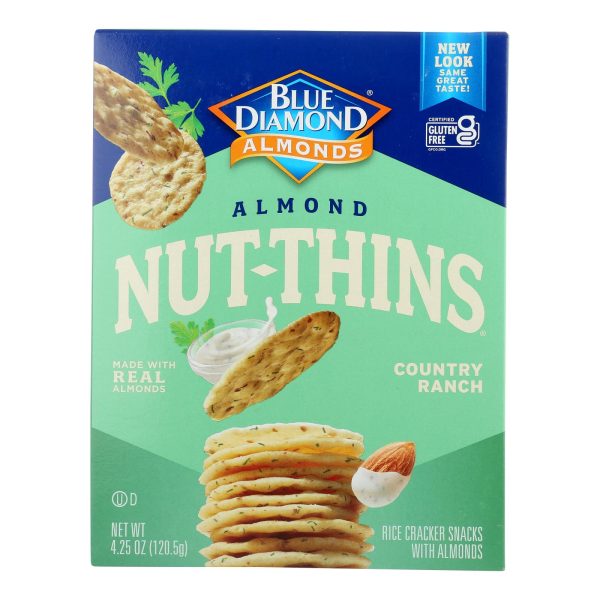 Blue Diamond - Nut Thins - Country Ranch - Case of 12 - 4.25 oz. - Image 2