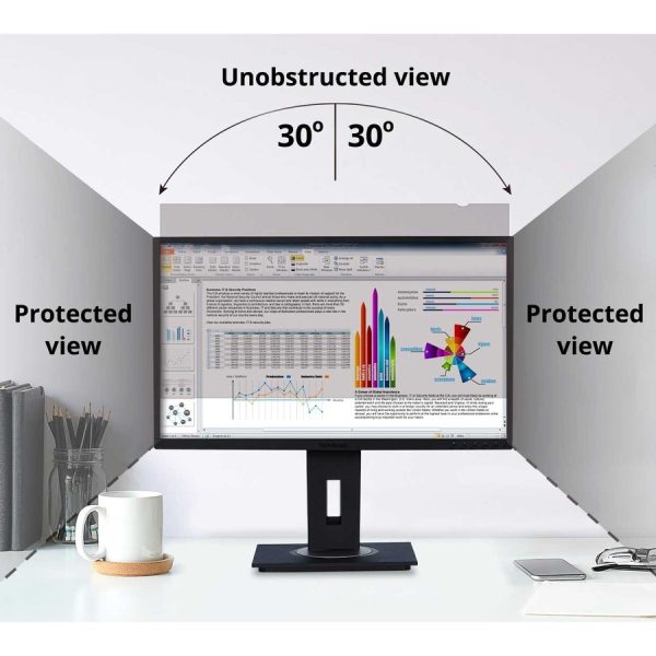 ViewSonic Privacy Filter Screen Protector Black - Image 5