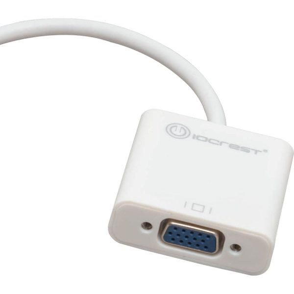 IO Crest Active HDMI to VGA Adapter with Audio Support via 3.5mm jack - Image 2
