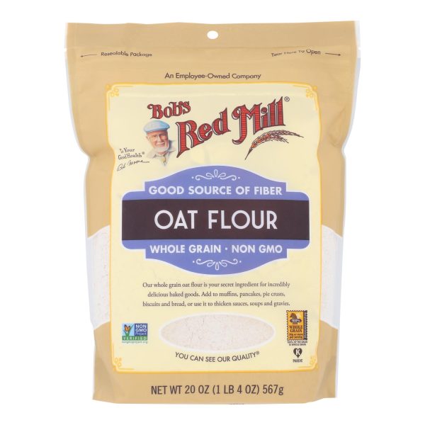 Bob's Red Mill - Flour Oat Whole Grain - Case of 4-20 OZ - Image 2