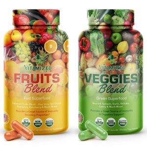 Fruits and Vegetables Supplements With BioPerine Contains 38 Fruits & Vegetables Super Food Powder Supplements Formula For Overall Health & Nature Energy Boost for Adults Men & Women   Made in USA