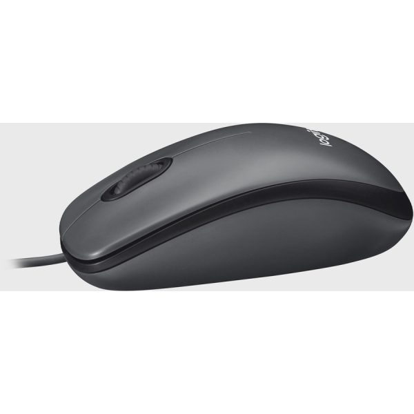 Logitech M100 Wired USB Mouse, 3-Buttons,1000 DPI Optical Tracking, Ambidextrous, Compatible with PC, Mac, Laptop (Gray) - Image 5