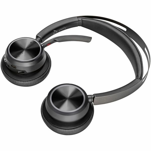 Poly Voyager Focus 2 USB-C-C Headset +USB-C/A Adapter + Charging Stand - Image 10