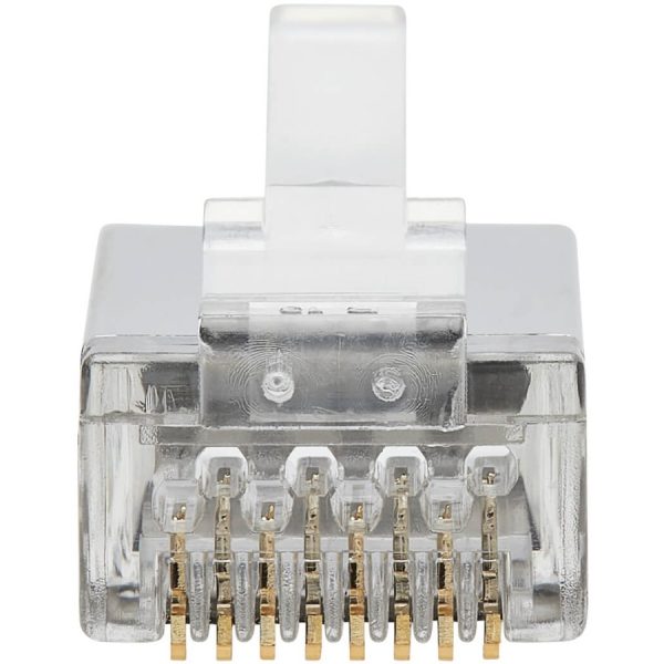Eaton Tripp Lite Series Cat6 RJ45 Pass-Through FTP Modular Plug, 50 Pack, TAA - Image 3