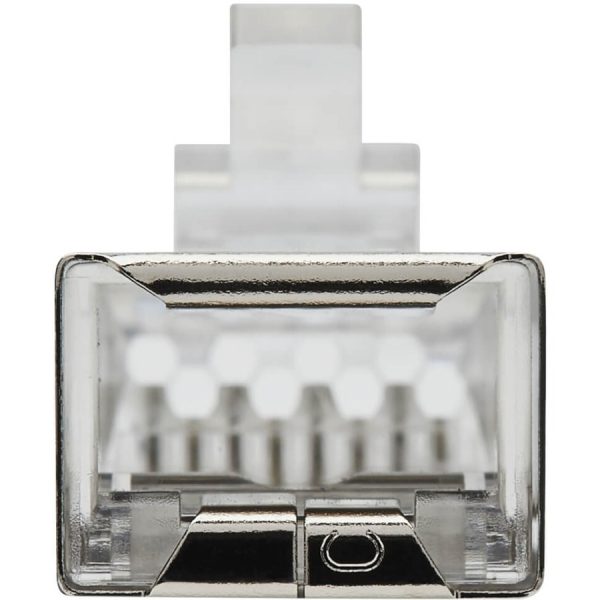 Eaton Tripp Lite Series Cat6 RJ45 Pass-Through FTP Modular Plug, 50 Pack, TAA - Image 4