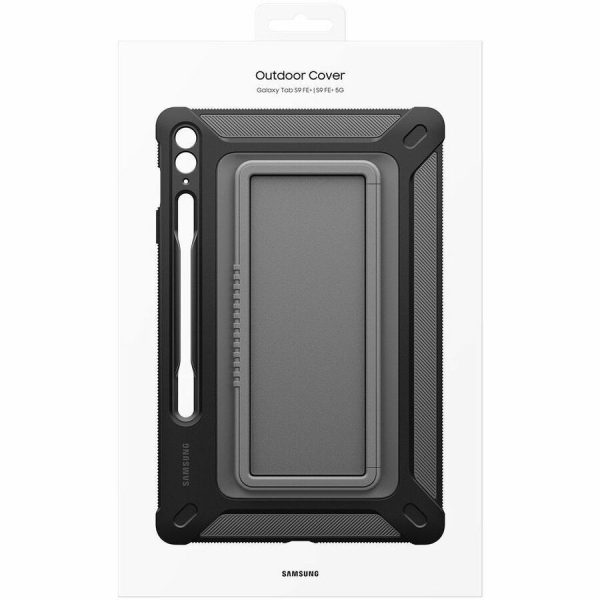 Samsung Rugged Carrying Case Samsung Galaxy Tab S9 FE+ Tablet, Stylus - Black - Image 6