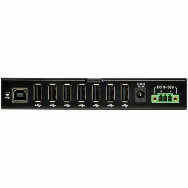 Eaton Tripp Lite Series 7-Port Industrial-Grade USB 2.0 Hub - 15 kV ESD Immunity, Metal Housing, Mountable - Image 4