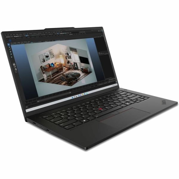 Lenovo ThinkPad P14s Gen 5 21G2001MUS 14.5" Mobile Workstation - WUXGA - Intel Core Ultra 7 155H - 16 GB - 512 GB SSD - English Keyboard - Black - Image 2