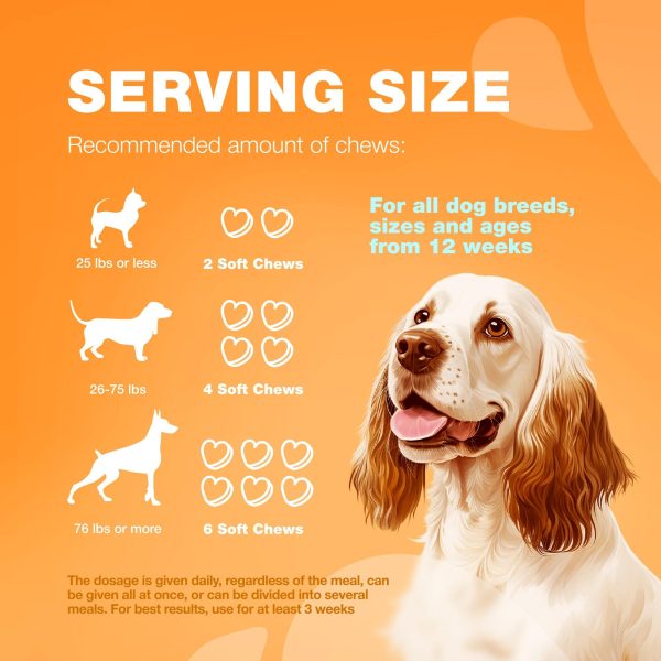 Dog Allergy Relief Chews   Itch Relief for Dogs   Anti Itch   Dog Allergy Chews   US Formulated Dog Itching Skin Relief with Salmon Oil   Immune Health Seasonal Allergies & Hot Spots Support Treats - Image 9