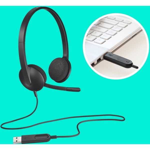 Logitech USB Headset H340 - Image 4
