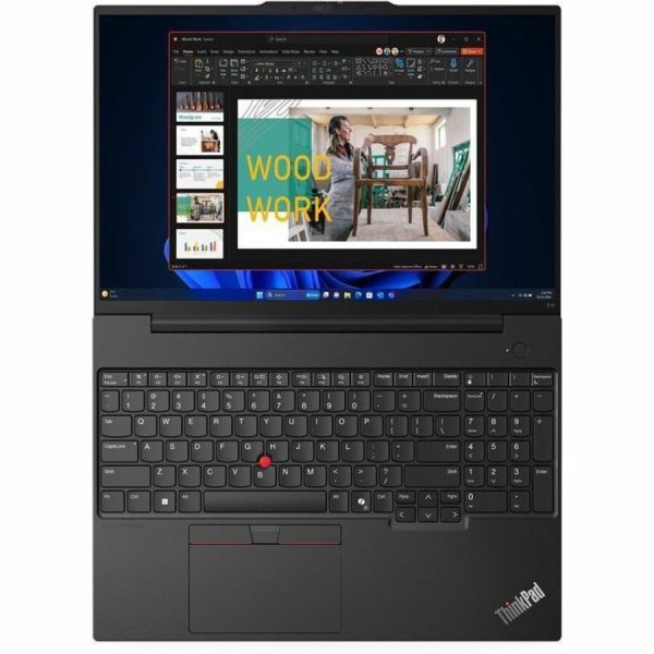 Lenovo ThinkPad E16 Gen 2 21M5000HUS 16" Notebook - WUXGA - AMD Ryzen 5 7535U - 8 GB - 256 GB SSD - English Keyboard - Black - Image 4