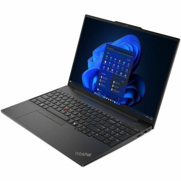 Lenovo ThinkPad E16 Gen 2 21M5000HUS 16" Notebook - WUXGA - AMD Ryzen 5 7535U - 8 GB - 256 GB SSD - English Keyboard - Black - Image 6