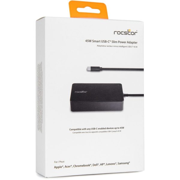 Rocstor 45W Smart USB-C Laptop Power Adapter Charger - Image 5