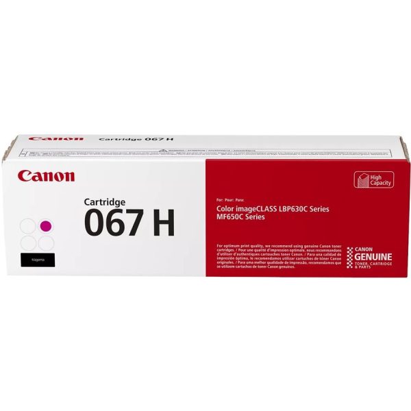 Canon 067 Original High Yield Laser Toner Cartridge - Magenta - 1 Each - Image 4