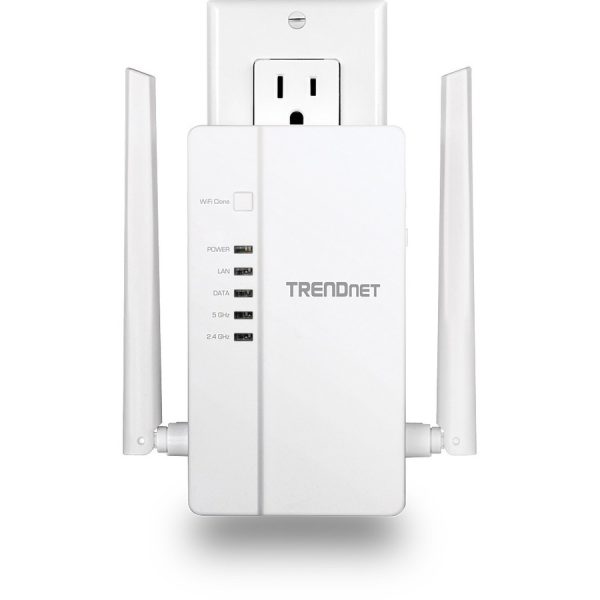 TRENDnet Wi-Fi Everywhere Powerline 1200 AV2 Dual-Band AC1200 Wireless Access Point Kit, Includes 1 x TPL-430AP And 1 x TPL-423E, 3 x Gigabit Ports, Easy Installation, White, TPL-430APK - Image 7