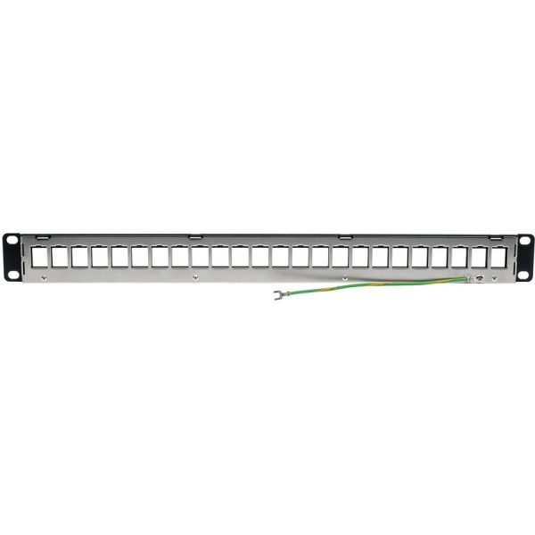 Eaton Tripp Lite Series 24-Port 1U Rack-Mount Shielded Blank Keystone/Multimedia Patch Panel, RJ45 Ethernet, USB, HDMI, Cat5e/6 - Image 5