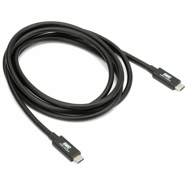 OWC 2.0M (78") Thunderbolt 4 (USB-C) Cable for Thunderbolt And USB-C Devices - Black - Image 2