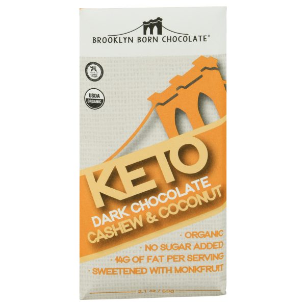 Brooklyn Born Chocolate - Bar Og2 Dkchc Cshcnut Kto - CS of 12-2.1 OZ
