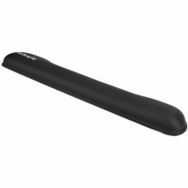 StarTech.com Foam Keyboard Wrist Rest - Ergonomic Wrist Support - Padded Keyboard Desk Cushion for Typing - Black Computer Hand & Arm Rest - Image 2