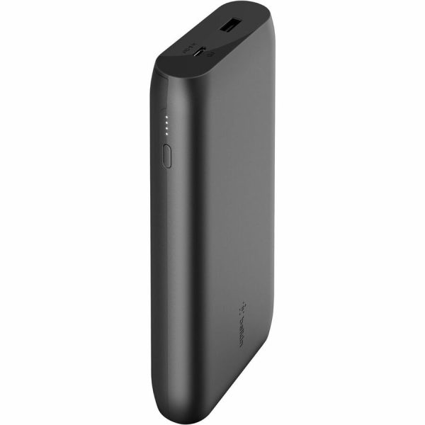 Belkin 30W USB-C 2-Port Power Bank - 20k mAh - 1xUSB-C (30W), 1xUSB-A (12W) - Portable Charger - Black - Image 6