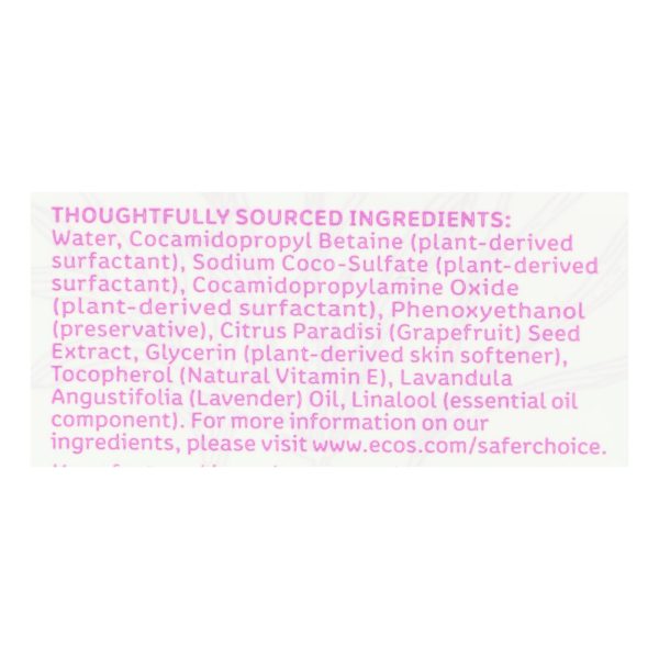 Earth Friendly Hand Soap - Lavender - Case of 6 - 17 FL oz.