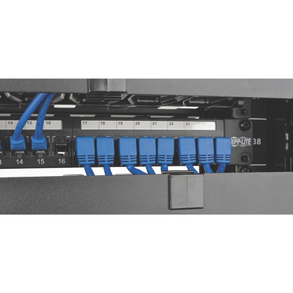 Eaton Tripp Lite Series Down-Angle Cat6 Gigabit Molded UTP Ethernet Cable (RJ45 Right-Angle Down M to RJ45 M), Blue, 3 ft. (0.91 m) - Image 3