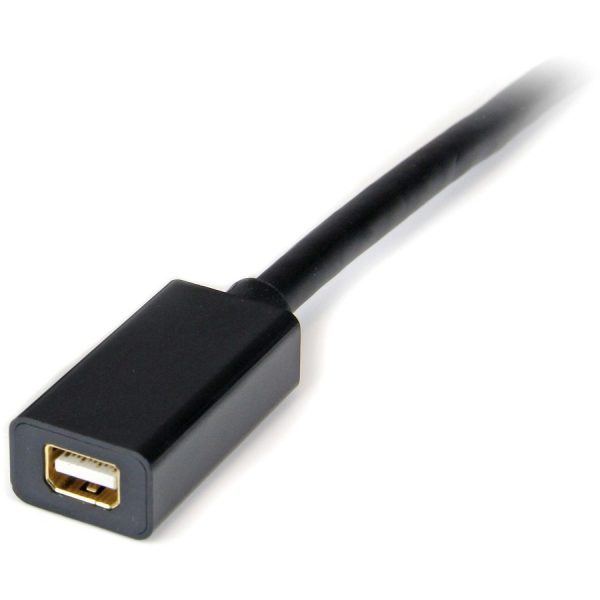 StarTech.com 3ft (1m) DisplayPort to Mini DisplayPort Cable, 4K x 2K Video, DP Male to Mini DP Female Adapter Cable, DP to mDP 1.2 Monitor - Image 3
