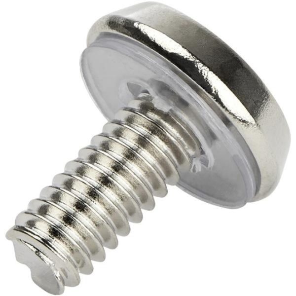 StarTech.com 12-24 Server Rack Screws - 50 pack - Nickel-plated (CABSCRWS1224) - Image 4