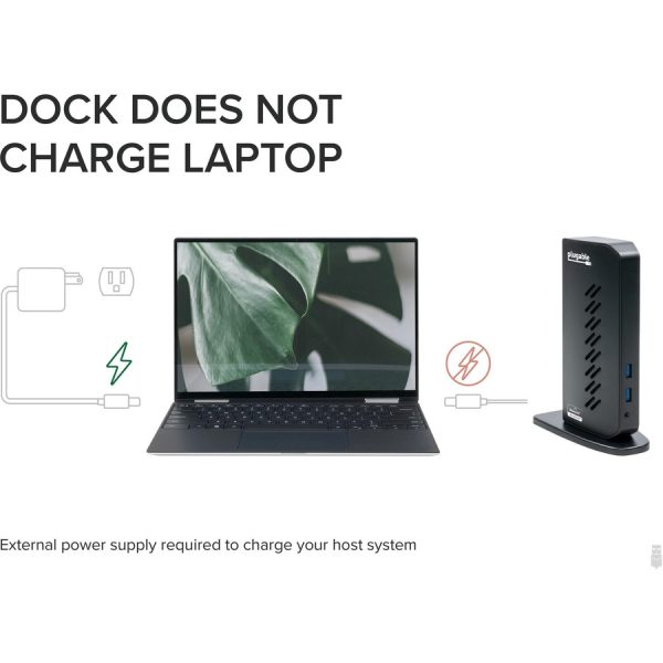Plugable USB 3.0 and USB-C Universal Laptop Docking Station for Windows and Mac - Image 7