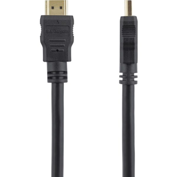 StarTech.com 8ft/2.4m HDMI Cable, 4K High Speed HDMI Cable with Ethernet, Ultra HD 4K 30Hz Video, HDMI 1.4 Cable, HDMI Monitor Cord, Black - Image 3