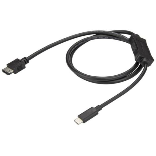 StarTech.com 3 ft 1m USB C to eSATA Cable - For External Storage Devices with HDD / SSD / ODD - USB 3.0 to eSATA Cable (5Gbps) - USB Type C to eSATA - Image 4